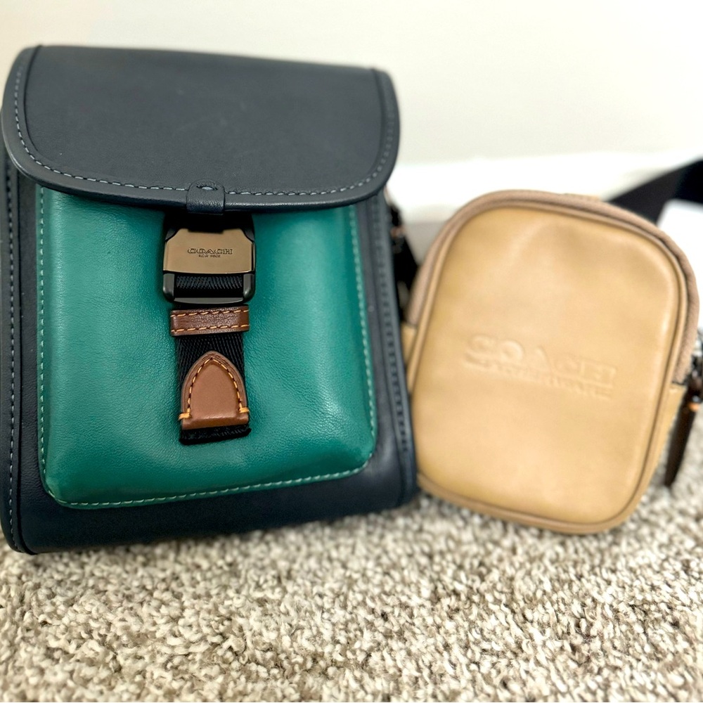 Coach crossbody bag with coin purse.